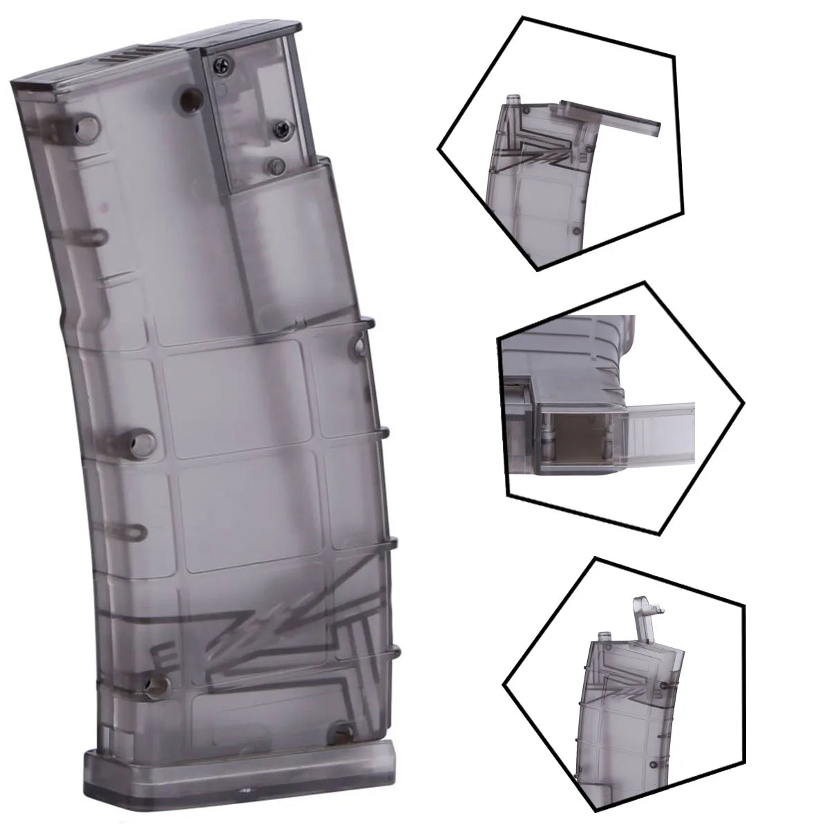AQzxdc Airsoft Quick Filler Tactical BB Paintball Magazine Quick Filler Paintball Game Combat BB Loader Fast Hunting Accessorie