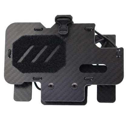 AQzxdc MOLLE Phone Holder, Plate Carrier Accessories Tactical Vest Phone Holder Phone Chest Mount for Cellphone Screen 4.7"-6.8"