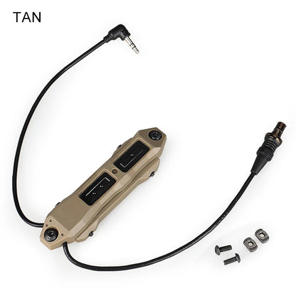 Hunting airsoft Accessories Dual Remote Switch For Surefire / DBAL-A2 Two Plugs for Flashlight and PEQ are Integrated gs33-0234