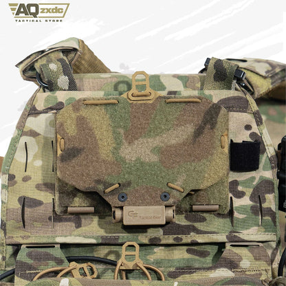 AQzxdc V2-Universal Tactical Terminal Holder, Navigation Panel, Mobile Phone Navigation Board, Tactical Mobile Phone Holder
