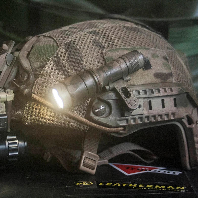 New 2024 SS MAX Helmet Mount for SF M300 M600 Scout Light Flashlight KIJI K1 IR Illuminator fits OPS-CORE Helmet Rail