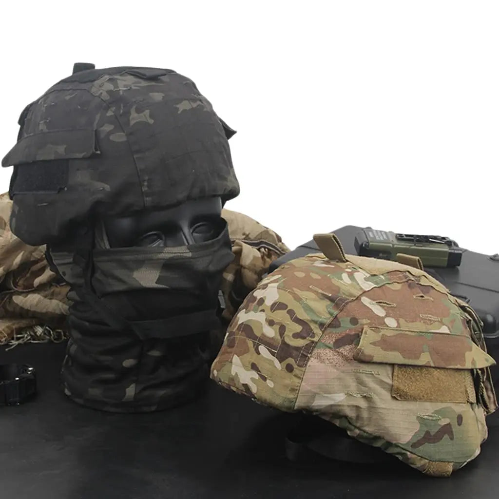 M88 Tactical Helmet Sets, wiht Helmet Cloth Goggles and Mount Kit Full-Covered Military Protective Combat Airsoft Paintball Helm