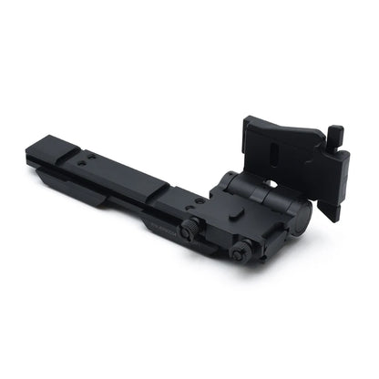 CNC Metal Flip Mount Riser System Side Flip Mount Sets 0.41" 5/8" for G33 G43 3X Magnifier and Exps3 Holographic Sight