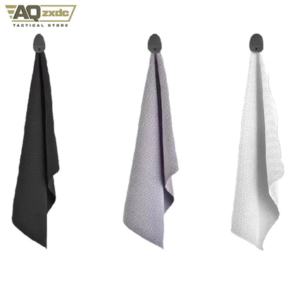 2pcs Magnetic Towel Texture Microfiber Waffle Golf Towel with Deep Waffle Pockets Magnet for Strong Hold to Golf Carts or Clubs