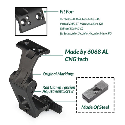Hunting Scope accessories FTC Magnifier Scope Mount With FAST QD Levergs 2.91 inch Height Sight Scope Mounts gs24-0264B