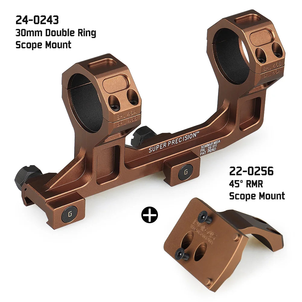 PPT tactical 30mm rifle scope mount airsoft gun 20mm rail scopes mounts airguns double rings m4 AR15 bubble level hunting