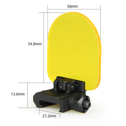 Hunting airsoft accessories Folding Scope Cover Strong Protector Fit to Install 21.2mm Rail System gs33-0073