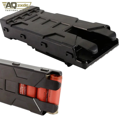 AQzxdc Tactical Quick-detachable Shotgun Magazine Box Airsoft Shot Holder  For 12 Gauge Magazine Ammo Cartridge