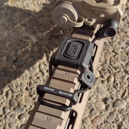 Tactical 3PCS Arson Machine Cable Management MLOK WireGuide System For M300 M600 PEQ DBAL-A2 Flashlight Switch Cable Clip