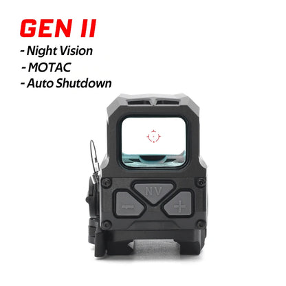 New UH1 RDS Red Dot Sight Gen II Tactical Mira Holografica with V3XM VMT-3X Magnifier For Airsoft Original Markings