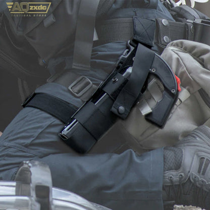 AQzxdc Tactical MK9 Spray Bag Molle Water Bottle Drop Leg Pouch Handheld Fire Holder MK9 Thigh Pepper Sprayer Bag Holder