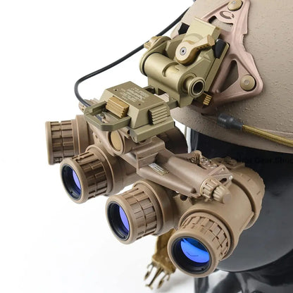 Tactical Assault Helmet Set with Fast Helmet Cloth & Noise Cancelling Earphones & NVG Model & G24 Bracket for Airsoft Paintball