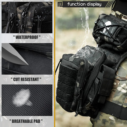 AQzxdc Leg Bag Military Tactical Bag Military Climbing Sport Outdoor Waterproof Work Multifunctional Wearproof Bicycle Bag
