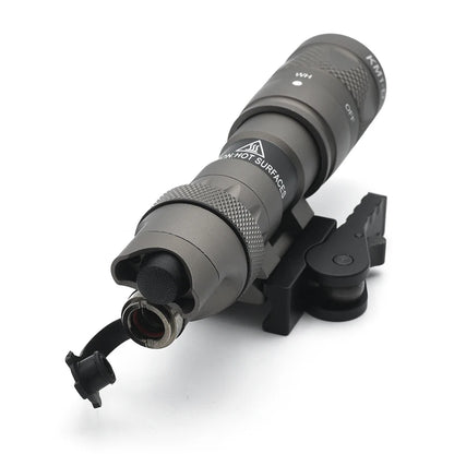 Tactical M323V IR Flashlight 500 Lumen White LED Light & IR Infrared Output Hunting Scout Light with Remote Switch and QD Mount