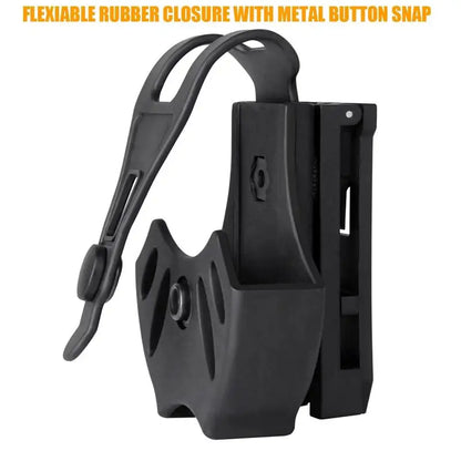 Handcuff Case for Most Chain or Hinged Cuffs Includes ASP Cuffs Police Cuff Case 360 Degree Rotating Molle Compatible Belt Clip