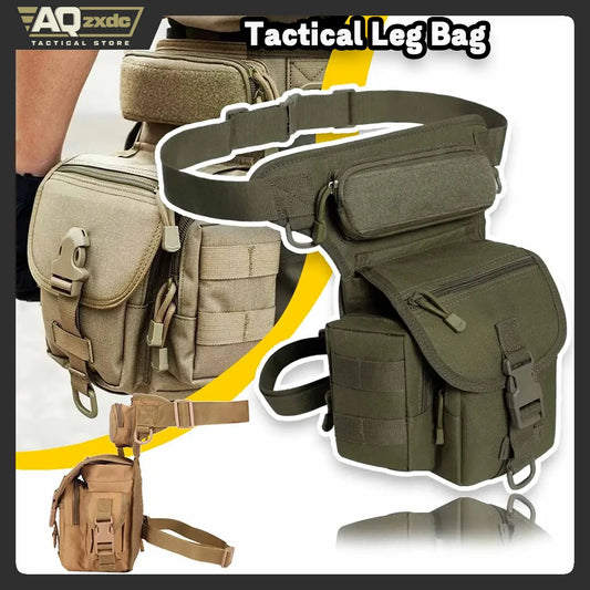 AQzxdc Tactical Leg Bag Beg Hanging Outdoor Mountaineering Fishing Cycling Leg Bag Photography Sports Leg Bag
