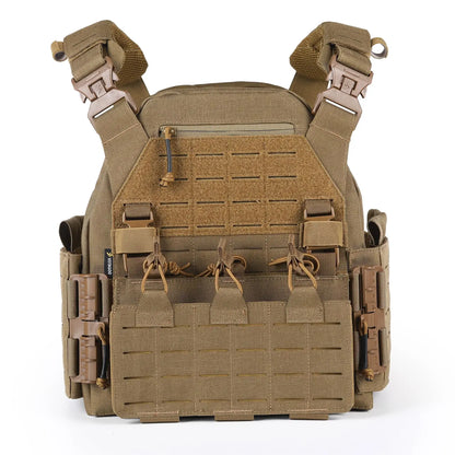 AQzxdc Tactical Equipment Fast Release Outdoor Training Chalecos Molle Combat Body Protection Plate Carrier Tactical Vest