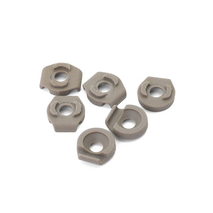 Tactical M-LOK Keymod Rail Metal Wire Mi-cro Cable Clip 6pcs for PEQ DBAL-A2 M300 M600 Flashlight Switch Tail Fixed