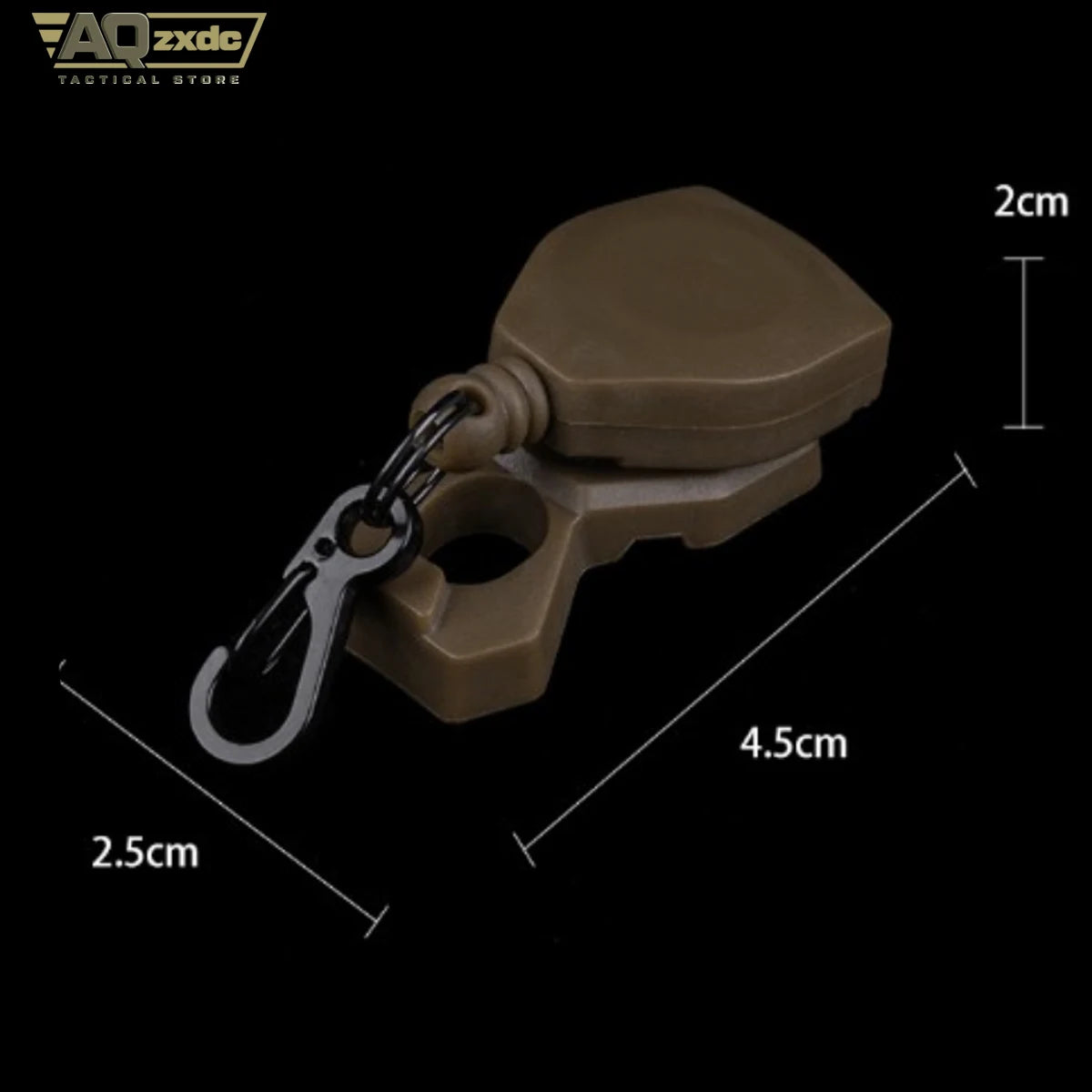 AQzxdc NVG Lanyard for 3-Hole Bracket mounting attaches securely Combat Helmet mounts - Prevents NVGs from Being Lost & Dropped
