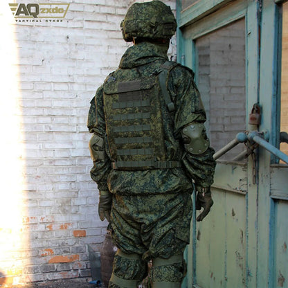 Module Molle EMR Green Camouflage 6sh117 Tactical Vest Equipment Accessory Mag Signal Stick Kettle Leg Quintuplet Holster Bag