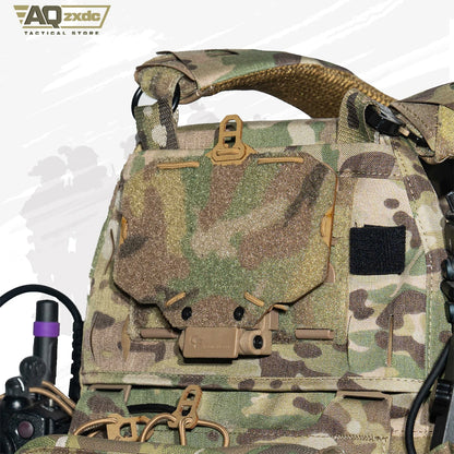 AQzxdc V2-Universal Tactical Terminal Holder, Navigation Panel, Mobile Phone Navigation Board, Tactical Mobile Phone Holder