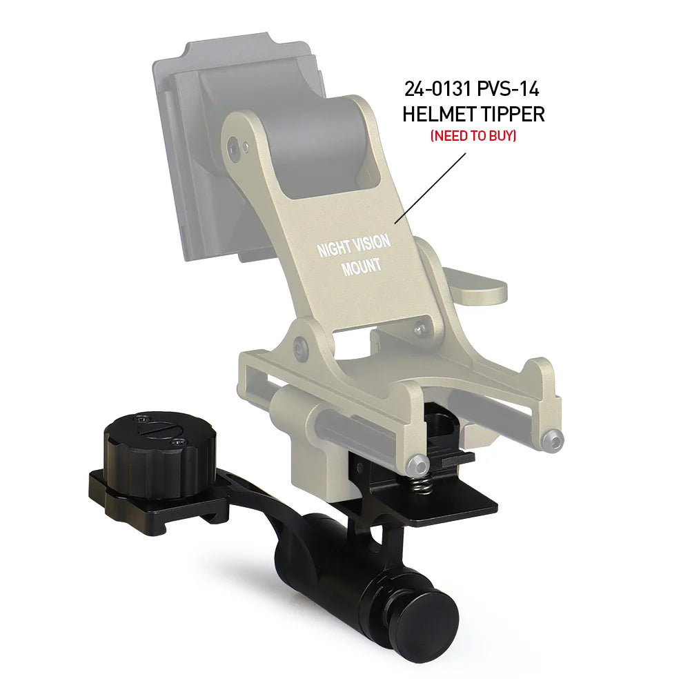 Hunting Night Vision Mount PVS14 NVG Adapter NVM-14 Helmet bracket II for Rhino Mount PVS-14 helmet dump truck gs24-0255