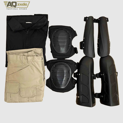 AQzxdc Tactical Cod Koenig Full Set of Restored Tactical Gear, Call of Duty 19 Koing Helmet Vest Pants for Airsoft Cosplay Game