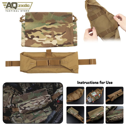 AQzxdc Tactical Assault Left Hand Holster Belt Set with Triple Mmagazine Pouch, PHC Sundry Bag, FC First Aid Kit,Airsoft Holstes