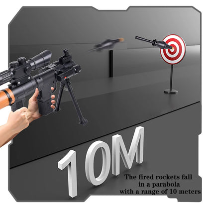 Tactical Grenade Model Plastic Bazooka RPG-7 Grenade Rocket Launcher Cosplay Props, Video Shooting Props, War Game Toys