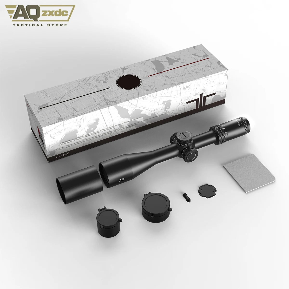 AQzxdc Optics AR 6-24X50 SF HK Side Focus Hunting Scope Thin Border Scope & Accessories Outdoor Tactical Sight High Ending Scope