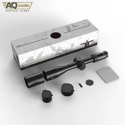 AQzxdc Optics AR 6-24X50 SF HK Side Focus Hunting Scope Thin Border Scope & Accessories Outdoor Tactical Sight High Ending Scope