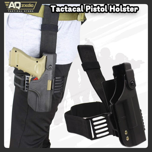 AQzxdc Tactical Hunting Military G1ock Holster Right Hand Drop Leg Thigh Lock Pistol Holster for G1ock 17 18 19 22
