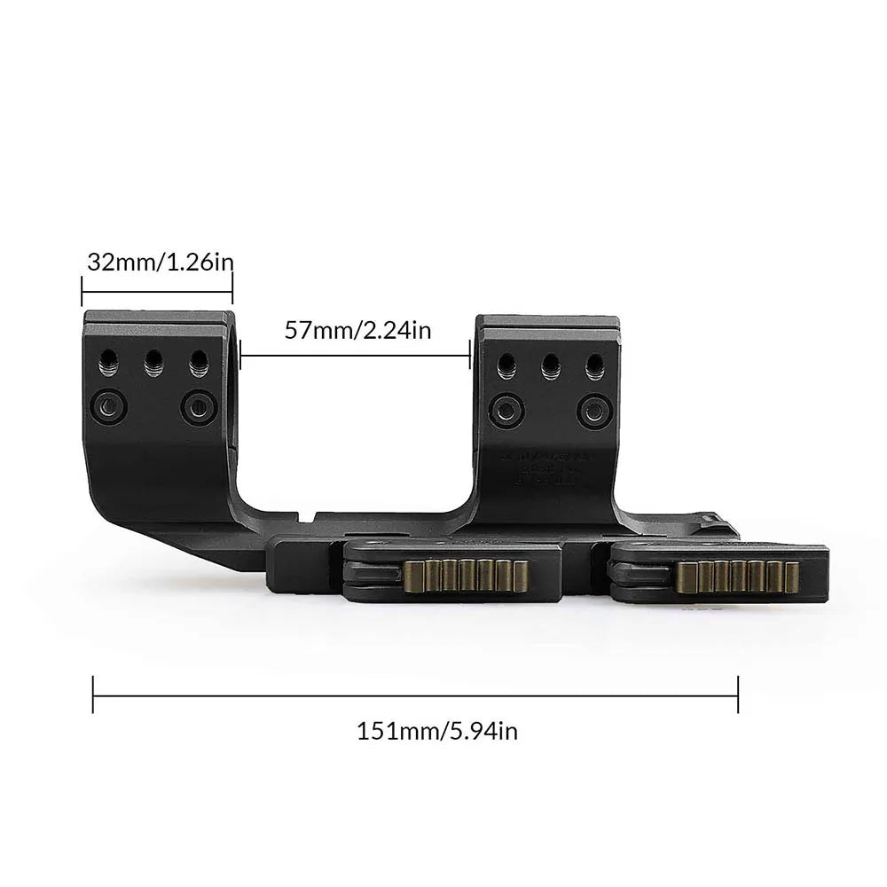 Tactical Double Ring Rifle Scopes Mount 30mm QD scope Mount  gz240266