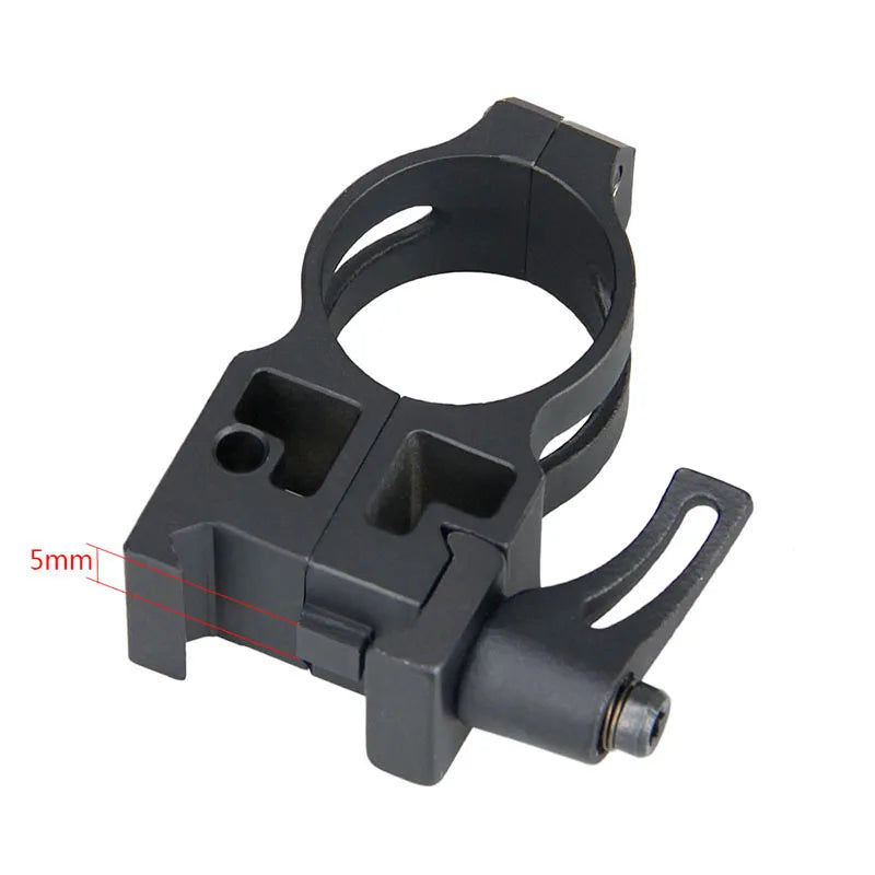 PPT Tactical 2PCS/Set Steel Quick Release Low Medium High Profile Mount 25.4mm 30mm Diameter Hunting Scope Ring for Outdoor