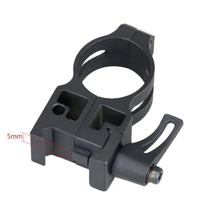 PPT Tactical 2PCS/Set Steel Quick Release Low Medium High Profile Mount 25.4mm 30mm Diameter Hunting Scope Ring for Outdoor