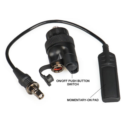 Hunting airsoft Accessories Remote Pressure Switch Remote Dual Switch Tailcap Assembly for Flashlights Black Tan Color gs33-0242