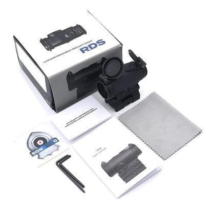 OPP TACTICAL RDS 2MOA Red Dot Reflex Sight With 39 mm One-piece TNP Mount with Original Packing and Markings