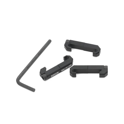 Tactical 3PCS Arson Machine Cable Management MLOK WireGuide System For M300 M600 PEQ DBAL-A2 Flashlight Switch Cable Clip