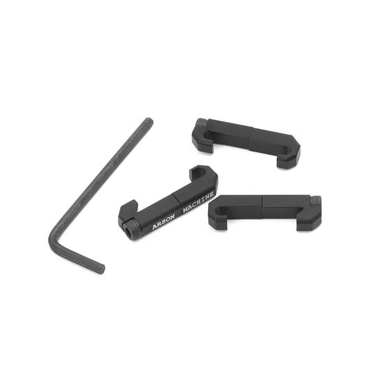Tactical 3PCS Arson Machine Cable Management MLOK WireGuide System For M300 M600 PEQ DBAL-A2 Flashlight Switch Cable Clip