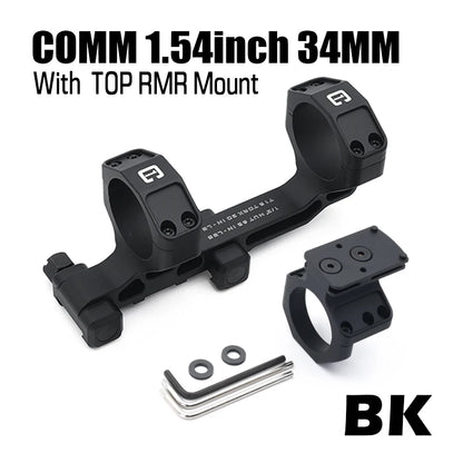 34mm Tube Airsoft Wargame Hunting Tactical C1 Modular Riflescope Mount 1.54/1.70/1.93 inch with Offset/TOP Red Dot Mounts