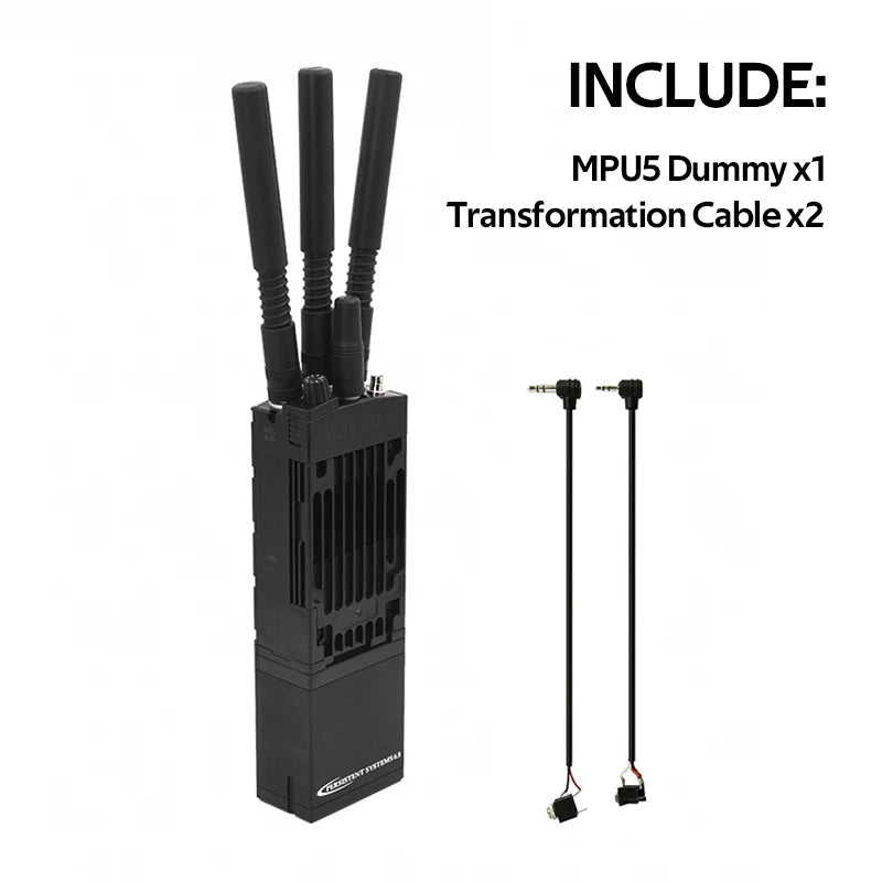 NEW TACTICAL MPU5 Dummy Refined Model Line Version DIY Walkie Talkie V20 V60 PTT Headsets (Available DIY Communication Version)