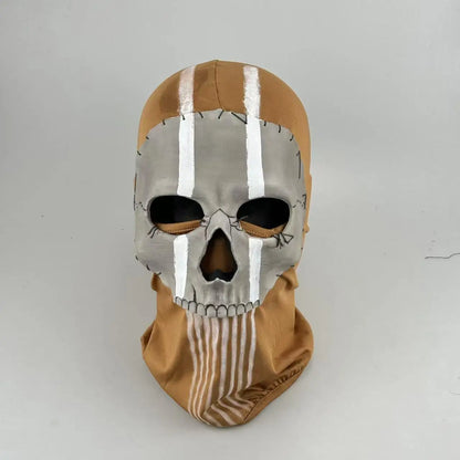 AQzxdc Airsoft Call of Duty 19 Night Raid Ghost Cosplay Full Set of Equipment Ghost Tactical Mask Tactical Vest & Hemlet Set