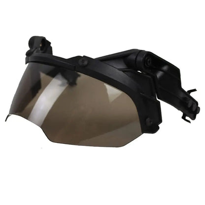 Airsoft Helmet with Goggles And Visor Set, Full-Wrap Military Paintball Protection Set, Visor 90°Adjustable, for Outdoor Hunting