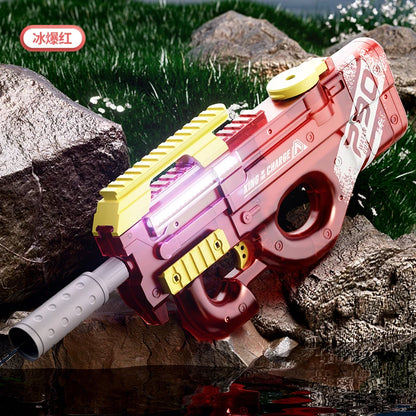 UZI P90 Electric Water Gun Pistol Summer Outdoor Pool Water Gun Continuous Firing Water Fights for Adults Kids