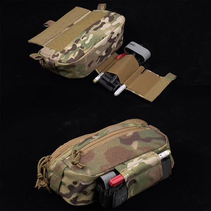Tactical K19 Plate Carrier Set with Triple Magazine Pouch & Multifunctional Underbelly Pouch, Suitable for Airsoft Paintball CQB