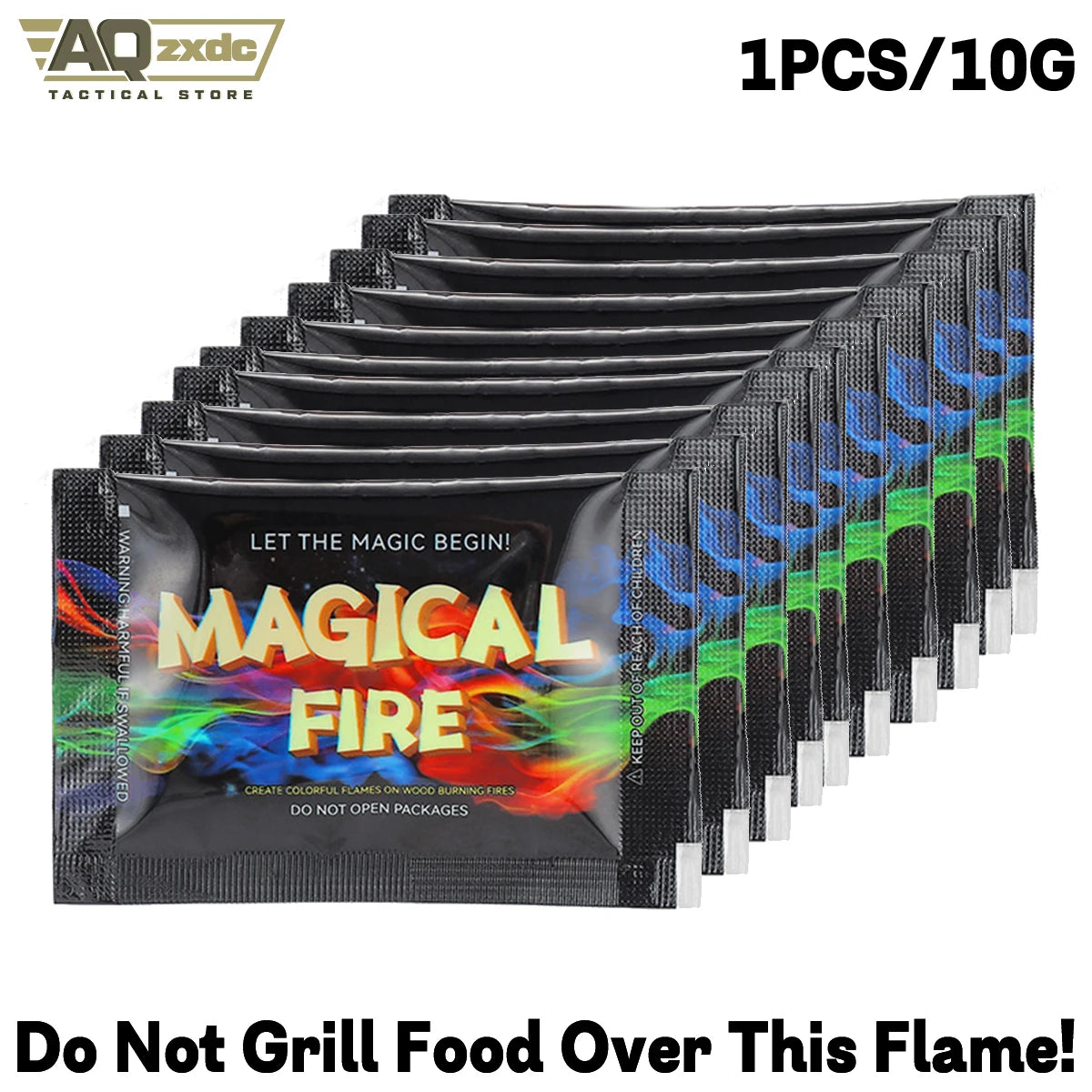 Outdoor Color Flame Powder Magicfire Camping Bonfire Party Magic Color Changing Powder