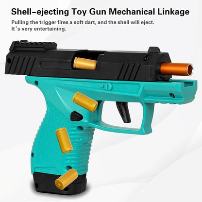 Mini GX4 Pistol Soft Dart Bullet Toy Gun Airsoft CS Outdoor Shooting Game Weapon Kids Adult Gift