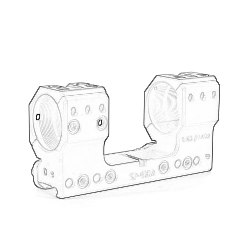 2024 New 34mm Tube SP-4002 4004 Solid 0MIL 0MOA Scope Mount 38mm 1.5inch Heightt with Surfaces for Red Dot Sight Accessories