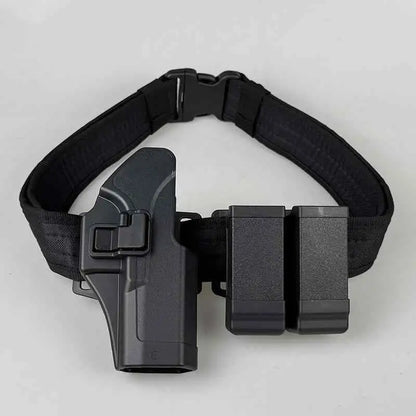 AQzxdc Glock Tactical Belt Quick Draw Suit Holster Universal Magazine Cover G17 N1 P1 G19 G18 G22 26