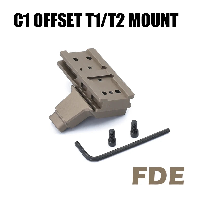 30mm Tube Airsoft Wargame Hunting Tactical C1 Modular Riflescope Mount 1.70/1.93inch with Offset Mounts